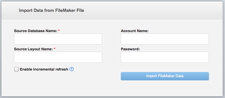 filemaker tablea data connector