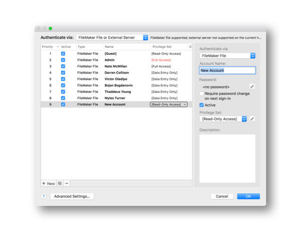 FileMaker 18 Security Enhancements