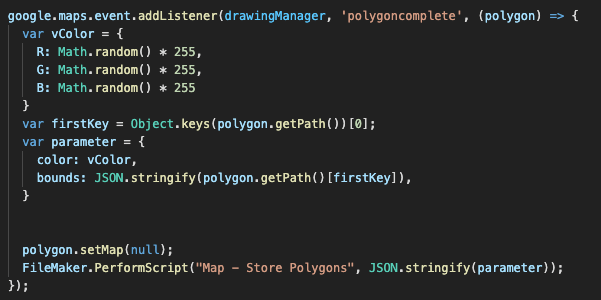 Storing and Restoring Polygons