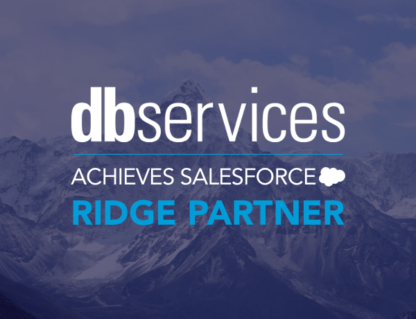 DB Services Achieves Salesforce Ridge Consulting Partner