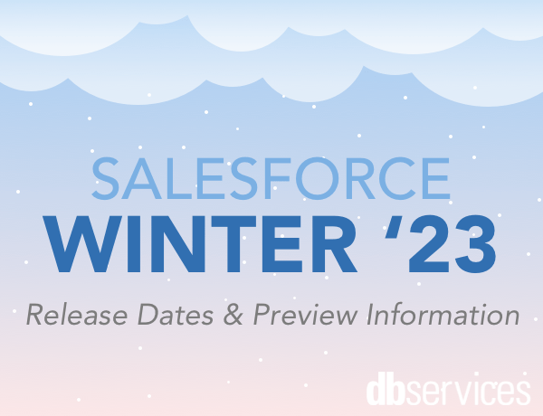 salesforce winter 23 release dates and preview information