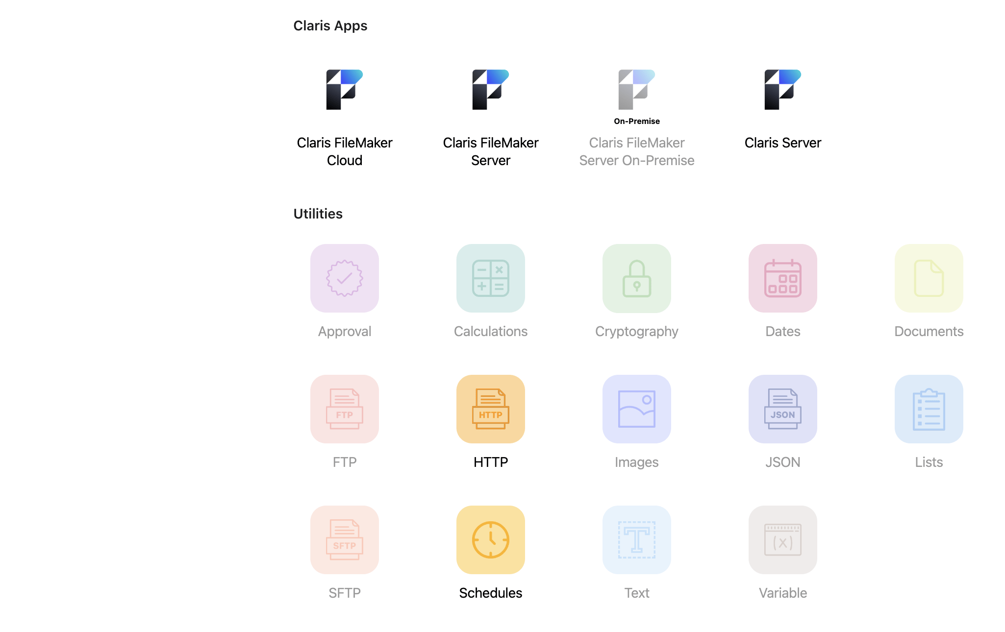 creating claris connect flow