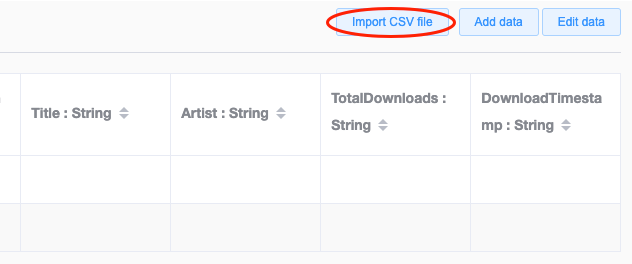 Custom DynamoDB Import Wizard Import CSV