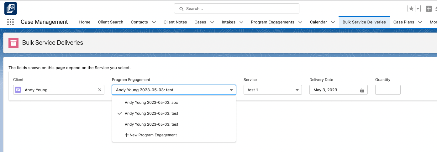 salesforce nonprofit cloud summer 23 bulk deliveries alphabetical order