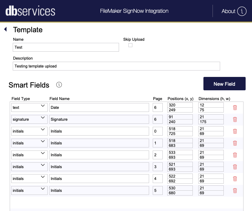 filemaker signnow integration Smart Fields Pulled In