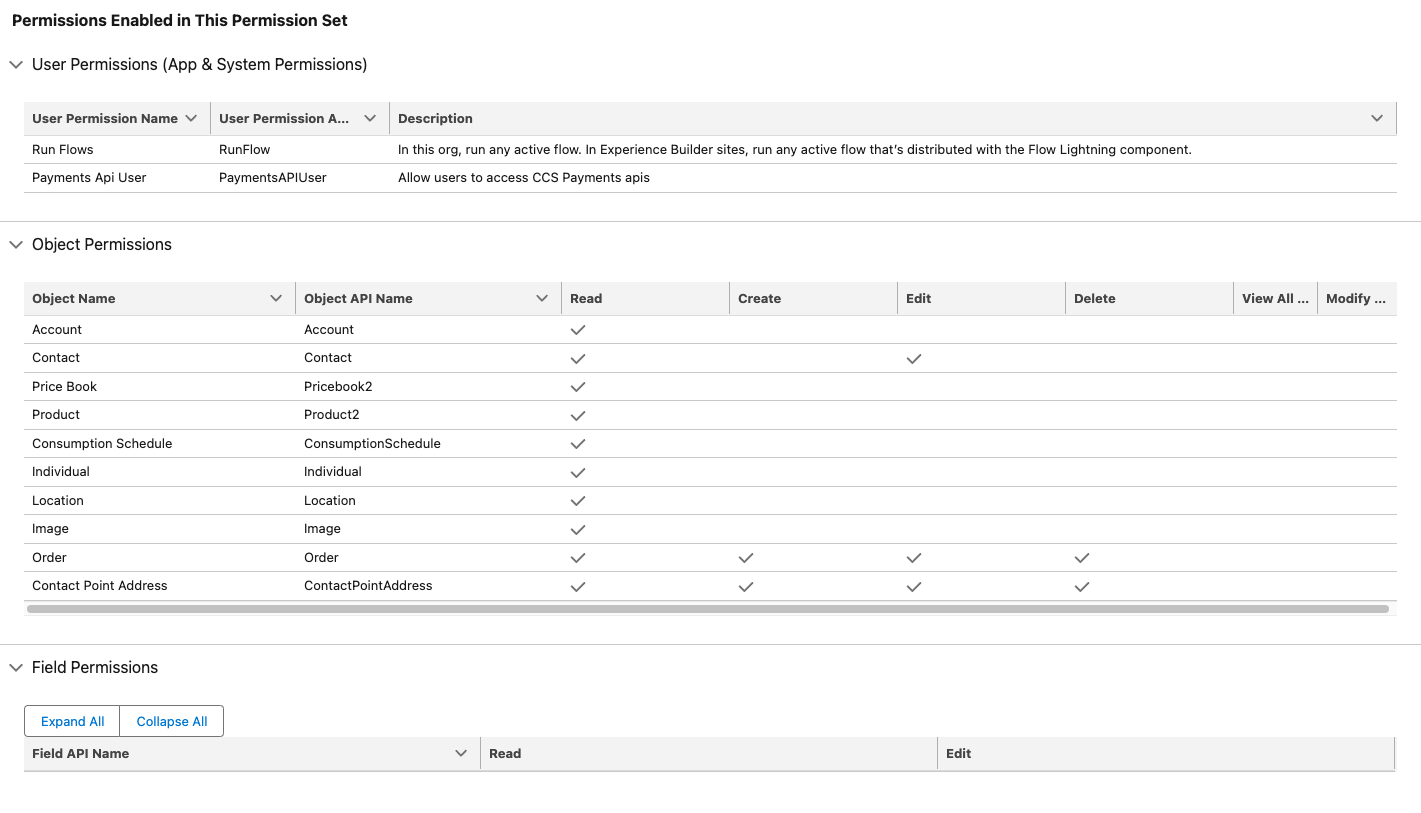 salesforce winter 24 permission set summary view