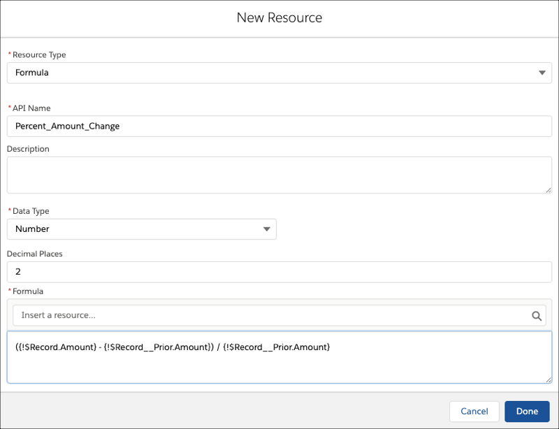 Salesforce Flow- Adding a new resource