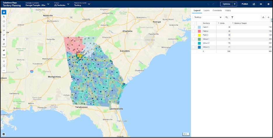 Territory Planning Map