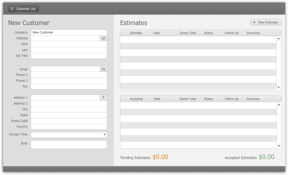 FileMaker 12 Starter Solutions - Estimates