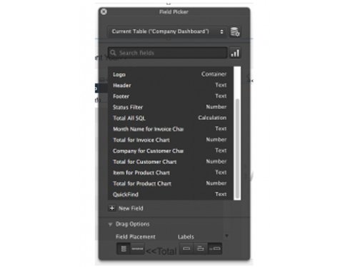 FileMaker Field Picker