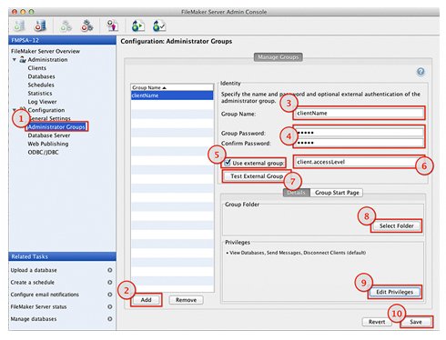 FileMaker Server + Open Directory