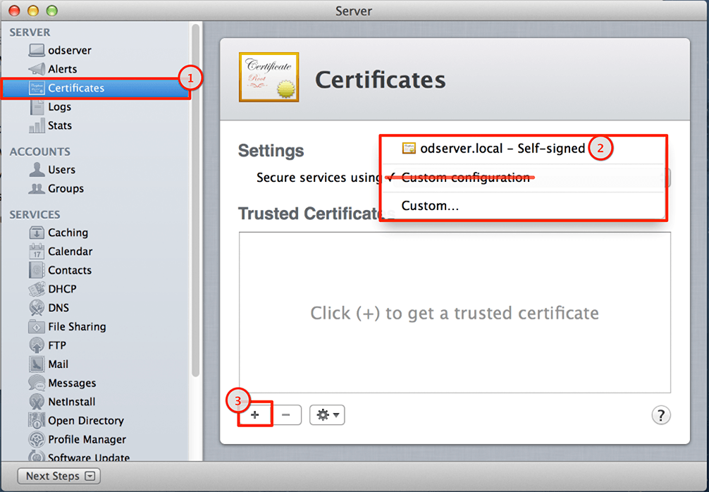 2.3 - Mac OS X Server - Setup SSL