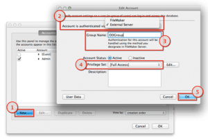 4.2 - FileMaker Pro Database - Add Group