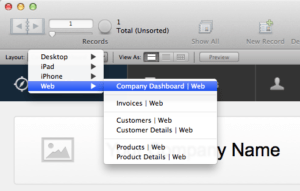 FileMaker WebDirect Use Dedicated Layouts