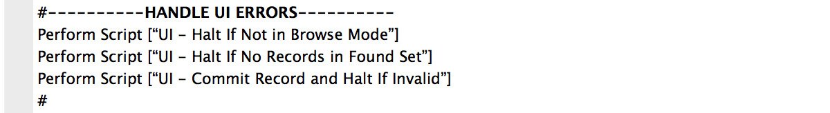 FileMaker UX Scripts