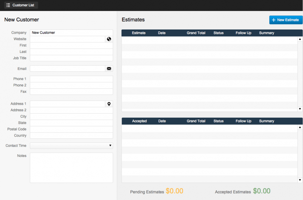 FileMaker 14 Estimates Starter Solution