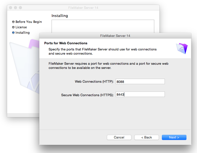 FileMaker Server Ports