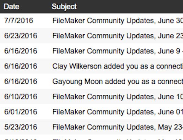 Archiving Email In FileMaker