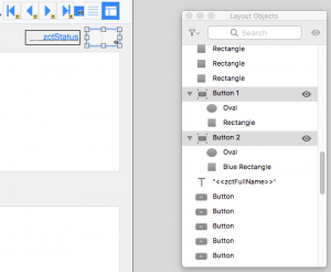 FileMaker Layout Objects Window