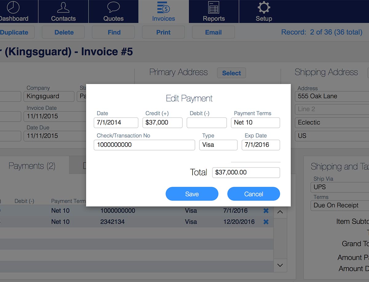 FileMaker Card Windows