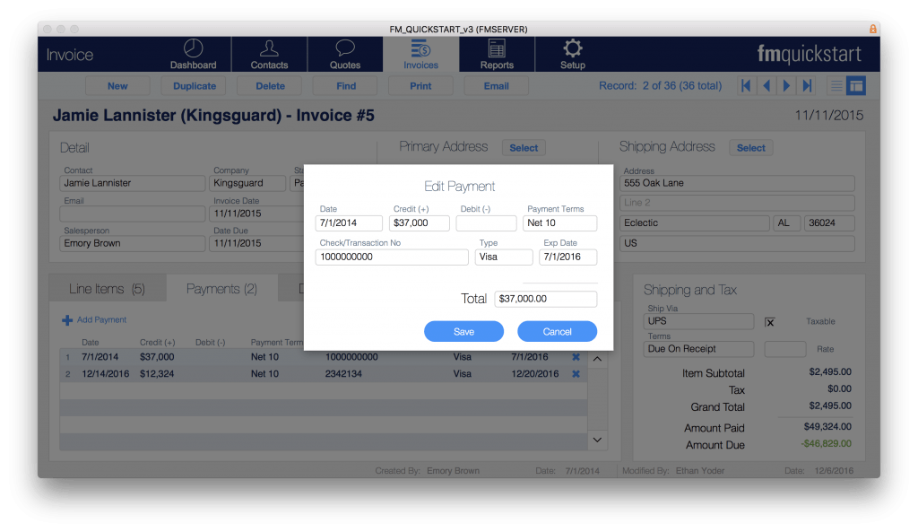 filemaker card window popover