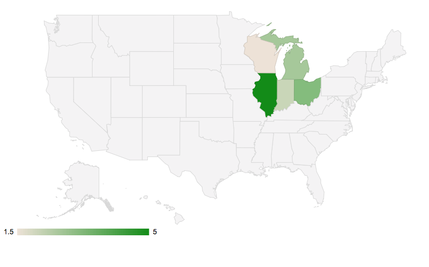 FileMaker Geographic Chart