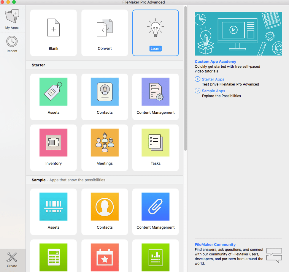 filemaker 17 starter solutions page 1