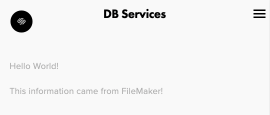 FileMaker Squarespace Integration